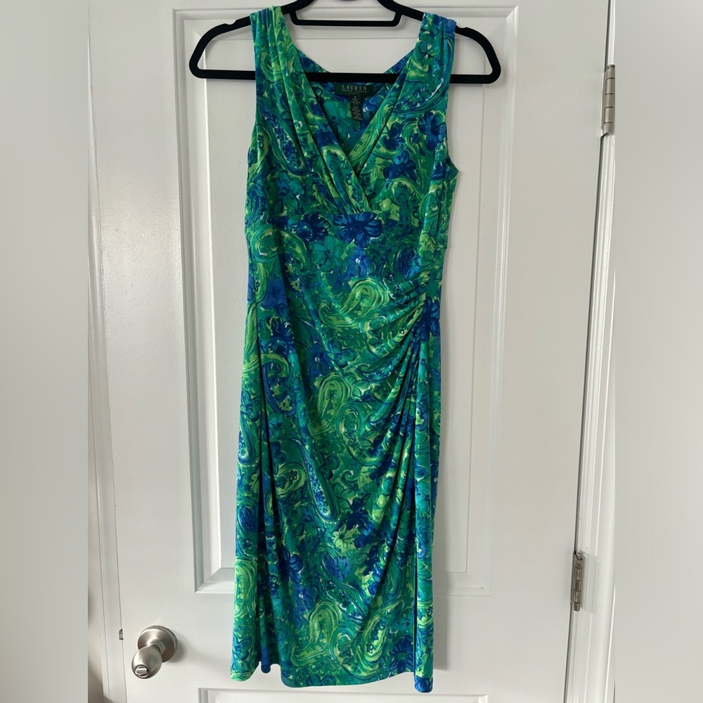 Lauren Ralph Lauren Faux Wrap Dress